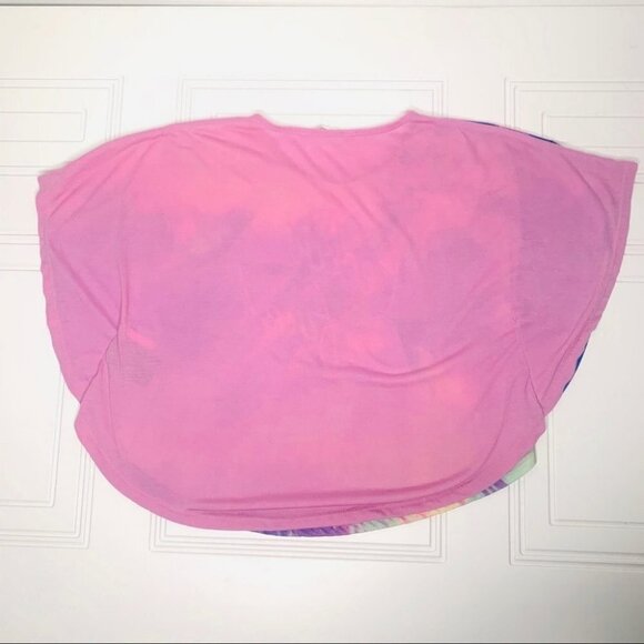 FEELIN’ FINE CROP TOP COLOUR SPLASH TEE WOMEN SIZE MEDIUM - Picture 6 of 8